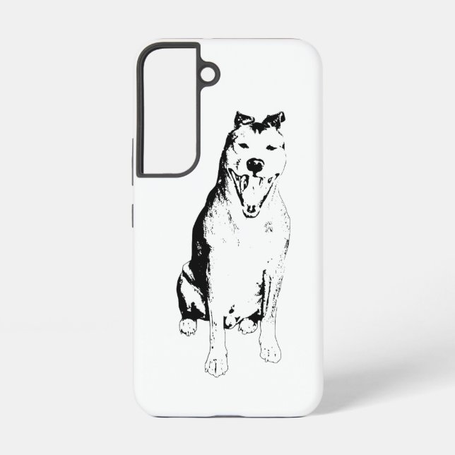 Coque Samsung Galaxy Forme assise aiguisée (Verso)