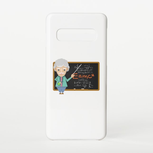 Coque Samsung Galaxy Formule EMC2 du professeur de sciences (Dos)