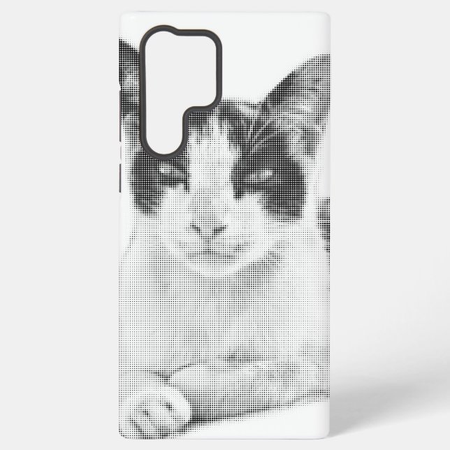 Coque Samsung Galaxy Fourrure en demi-teinte (Verso)