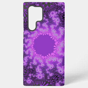 Coque Samsung Galaxy Fractale violette colorée