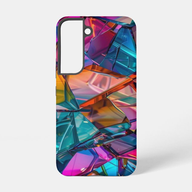 Coque Samsung Galaxy Fragments prismatiques (Verso)