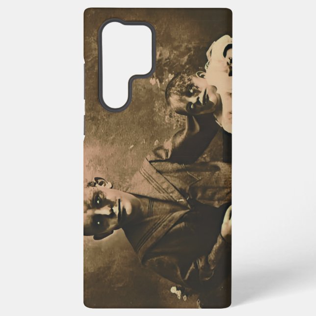 Coque Samsung Galaxy Frères et sœurs zombies  (Verso)