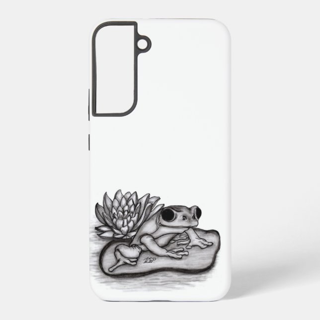 Coque Samsung Galaxy Froggy avec Lotus Flower (Verso)