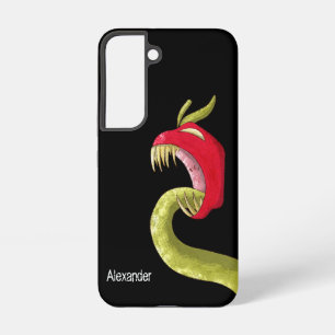 Coque Samsung Galaxy Fruit de monstre rouge noir amusant
