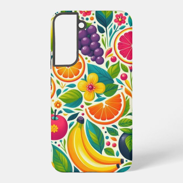 Coque Samsung Galaxy Fruits colorés (Verso)