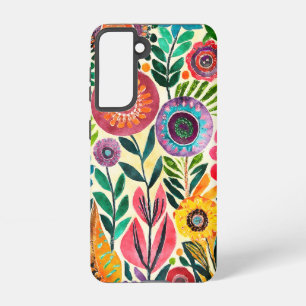 Coque Samsung Galaxy Fun Hippie à motif de fleur