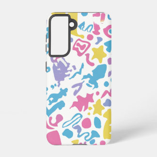 Coque Samsung Galaxy Fun pastel coloré formes vibrantes