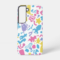 Fun pastel coloré formes vibrantes