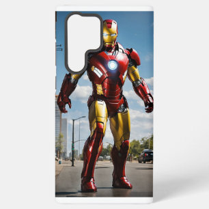 Coque Samsung Galaxy Galaxie Samsung S22 ultra-back couvercle Ironmanst