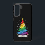 Coque Samsung Galaxy Gay LGBT Pride Arbre de Noël Arc-en-ciel Joyeux No<br><div class="desc">Gay LGBT Pride Arbre de Noël Arc-en-ciel Joyeux Noël</div>