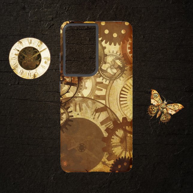 Coque Samsung Galaxy Gears Steampunk (Créateur téléchargé)