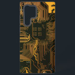 Coque Samsung Galaxy Geek Sortie carte circuit électronique orange PCB<br><div class="desc">PCB Circuit Board cadeaux pour les geeks ou cadeaux pour les nerds. En voici un pour l'Ordinateur Nerd ou Geek en chacun de nous. Geek Sortez votre Nerd avec cette carte circuit électronique PCB. Il s'agit d'une image de fond d'une carte de circuit imprimé ou d'une carte de circuit électronique....</div>