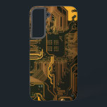 Coque Samsung Galaxy Geek Sortie carte circuit électronique orange PCB<br><div class="desc">PCB Circuit Board cadeaux pour les geeks ou cadeaux pour les nerds. En voici un pour l'Ordinateur Nerd ou Geek en chacun de nous. Geek Sortez votre Nerd avec cette carte circuit électronique PCB. Il s'agit d'une image de fond d'une carte de circuit imprimé ou d'une carte de circuit électronique....</div>