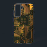 Coque Samsung Galaxy Geek Sortie carte circuit électronique orange PCB<br><div class="desc">PCB Circuit Board cadeaux pour les geeks ou cadeaux pour les nerds. En voici un pour l'Ordinateur Nerd ou Geek en chacun de nous. Geek Sortez votre Nerd avec cette carte circuit électronique PCB. Il s'agit d'une image de fond d'une carte de circuit imprimé ou d'une carte de circuit électronique....</div>