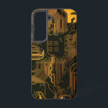 Coque Samsung Galaxy Geek Sortie carte circuit électronique orange PCB<br><div class="desc">PCB Circuit Board cadeaux pour les geeks ou cadeaux pour les nerds. En voici un pour l'Ordinateur Nerd ou Geek en chacun de nous. Geek Sortez votre Nerd avec cette carte circuit électronique PCB. Il s'agit d'une image de fond d'une carte de circuit imprimé ou d'une carte de circuit électronique....</div>