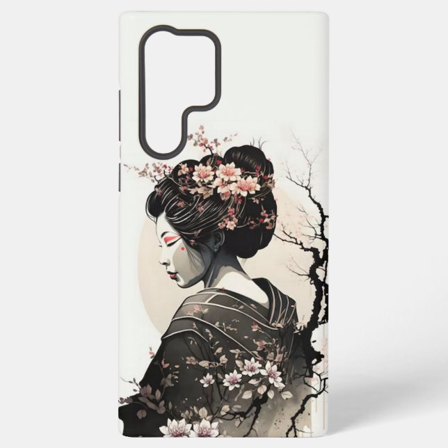 Coque Samsung Galaxy Geisha japonaise gracieuse - (Verso)