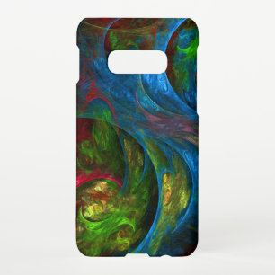 Coque Samsung Galaxy S10E Genesis Blue Art Abstrait Matte