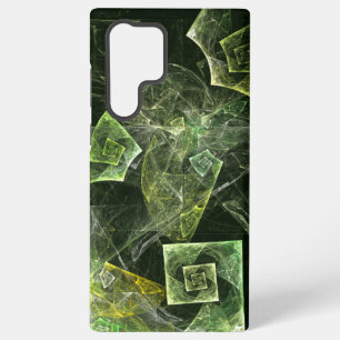 Coque Samsung Galaxy Géométrie fractale de lumière abstraite à l'équili