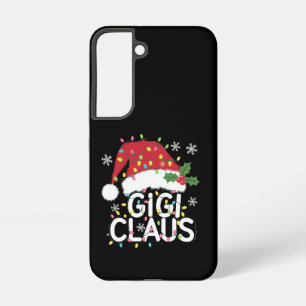 Coque Samsung Galaxy Gigi Claus Lumières de Noël Pyjama Famille Corresp