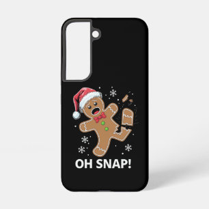Coque Samsung Galaxy Gingerbread Man Oh Snap Christmas Funny Cookie