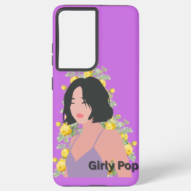 Coque Samsung Galaxy Girly pop Bob phone case  (Verso)