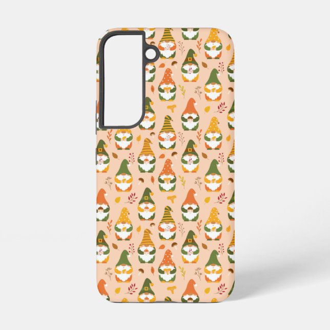 Coque Samsung Galaxy Gnomes d'automne dans le Motif forestier (Verso)