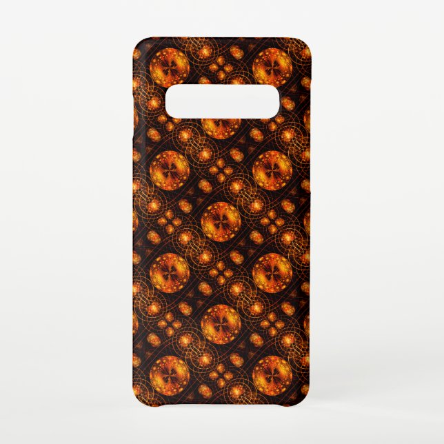 Coque Samsung Galaxy Gold Modern Boho Elegant Abstract Art Pattern #507 (Dos)