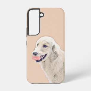 Coque Samsung Galaxy Golden Retriever avec Tennis Ball Peinture Chien A