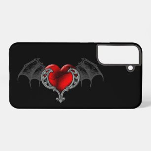 Coque Samsung Galaxy Goth Heart avec Bat Wings