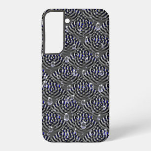 Coque Samsung Galaxy Gouttes de pluie sur du métal