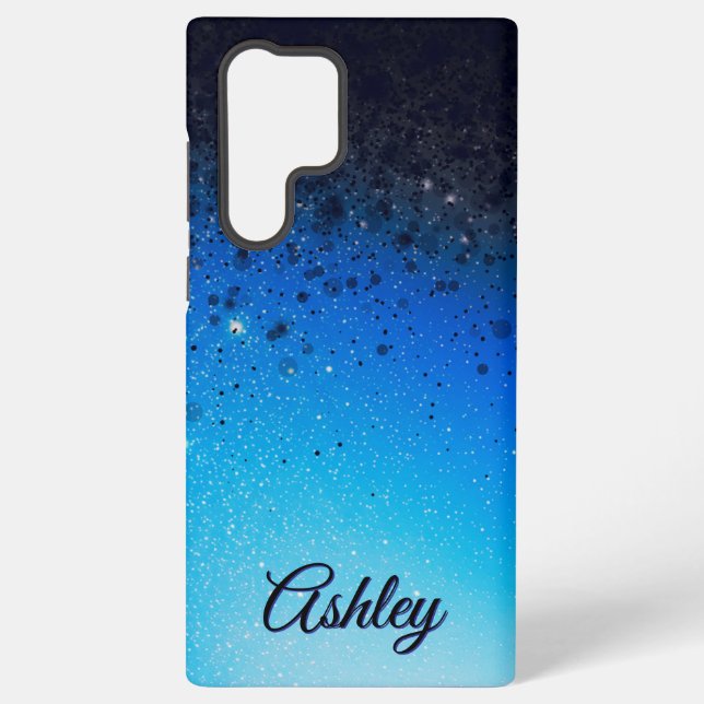 Coque Samsung Galaxy Gradient de galaxie néon (Verso)