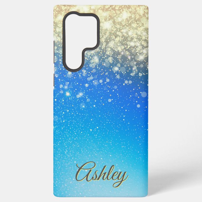 Coque Samsung Galaxy Gradient de galaxie néon (Verso)