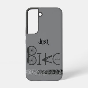 Coque Samsung Galaxy Graffiti « Just Bike » fait de pièces de vélo et d