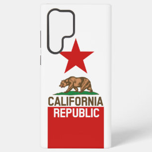 Coque Samsung Galaxy Graphique dynamique du drapeau de l'État de Califo
