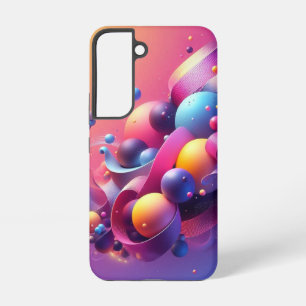 Coque Samsung Galaxy Gravity Flow : Étui de téléphone en art abstrait n