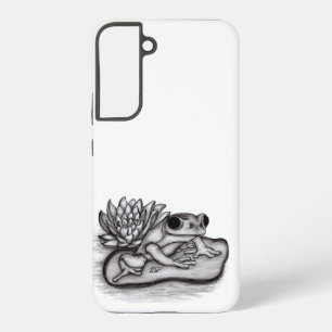 Coque Samsung Galaxy Grenouille avec fleur de lotus