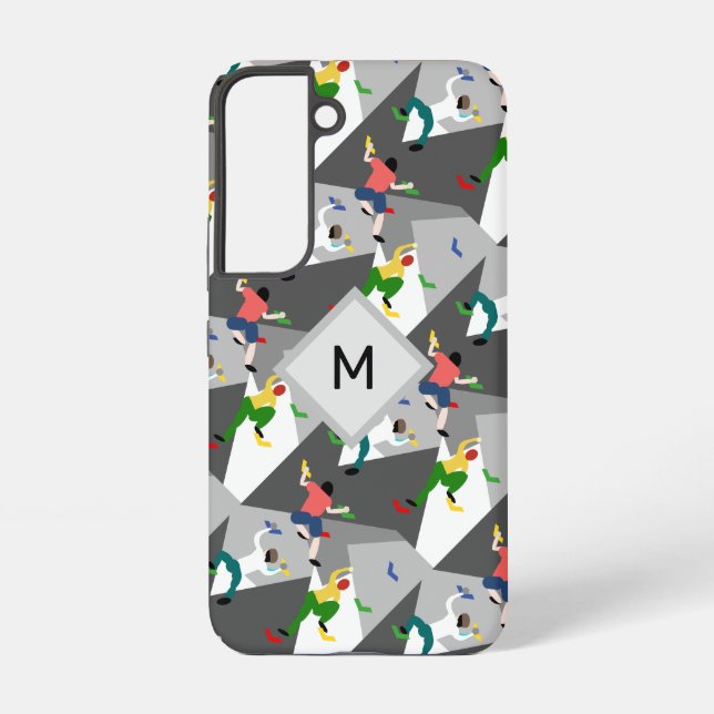 Coque Samsung Galaxy Grimpe intérieure Monogramme  (Verso)