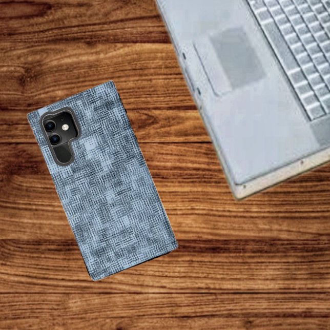 Coque Samsung Galaxy Gris textile    (This Samsung Galaxy Case blends in with your casual jeans!)