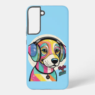 Coque Samsung Galaxy Groovy Puppy : Un Canin Coloré