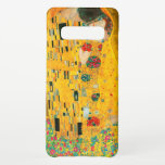 Coque Samsung Galaxy S10  Gustav Klimt Le Baiser<br><div class="desc">Coque Samsung Galaxy représentant la peinture à l’huile de Gustav Klimt avec la feuille d’or The Kiss (1908). Un homme et une femme,  aux couleurs dorées brillantes,  embrassent et embrassent avec amour dans un champ de fleurs. Un grand cadeau pour les amateurs d'art Art Nouveau et autrichien.</div>