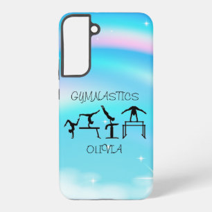 Coque Samsung Galaxy Gymnastique Féminine Tourbillons Arc-en-Ciel