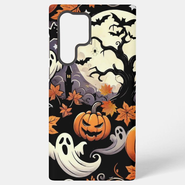 Coque Samsung Galaxy Halloween/Automne (Verso)