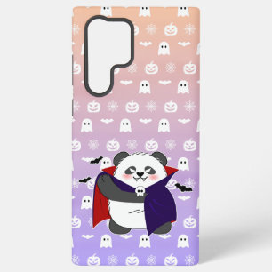 Coque Samsung Galaxy Halloween Cute Baby Panda Dracula Vampire
