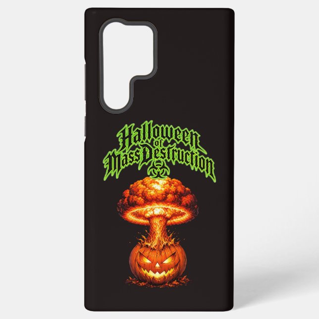 Coque Samsung Galaxy Halloween de destruction massive Jack-o'-lanterne  (Verso)
