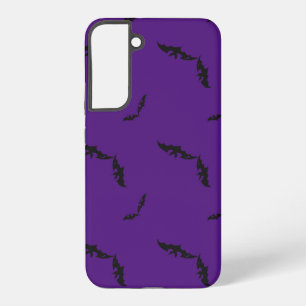 Coque Samsung Galaxy Halloween violet/chauve-souris