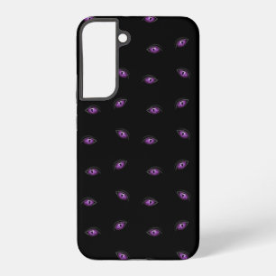 Coque Samsung Galaxy Halloween, Yeux Violets, Trick Or Treat, Houhou
