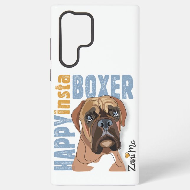 Coque Samsung Galaxy Happy Insta Boxer - Zani Mo Dog (Verso)