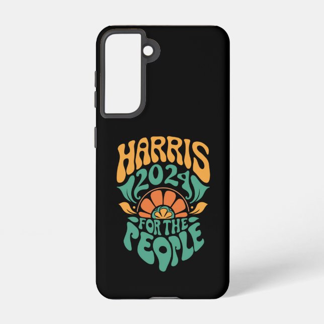 Coque Samsung Galaxy Harris Walz Président des élections de 2024 Kamala (Verso)