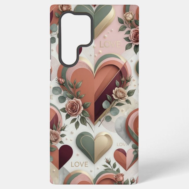 Coque Samsung Galaxy Heart Design Samsung Phone Case (Verso)