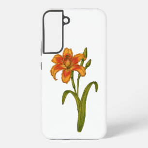 Coque Samsung Galaxy Hémérocalle fauve